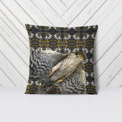 Pillow Cover-Lady Hawk