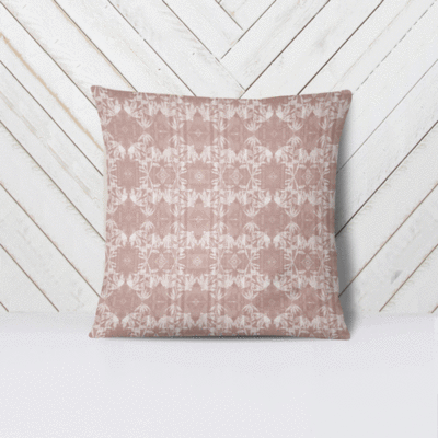 Pillow Cover-Rose and Daisy