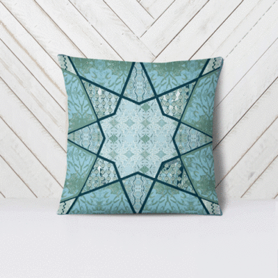 Pillow Cover-Persia Blue