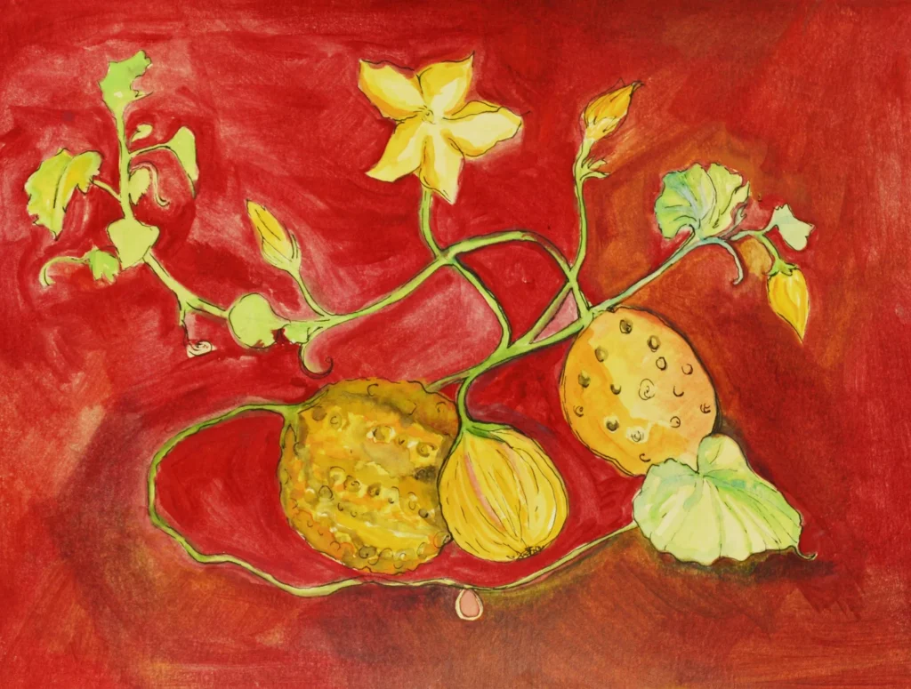 Gourds on Paper