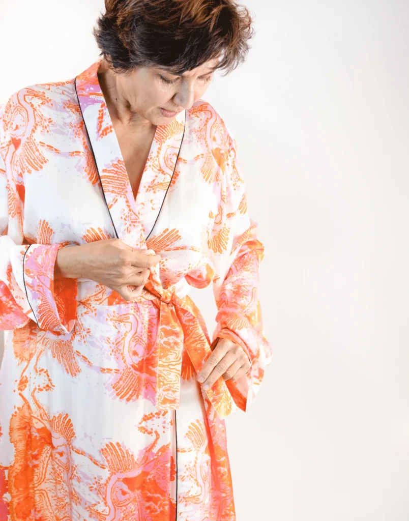 Heron Pink Robe