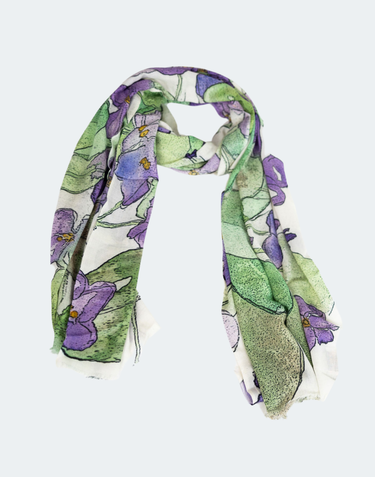 Sweet Violets Scarf