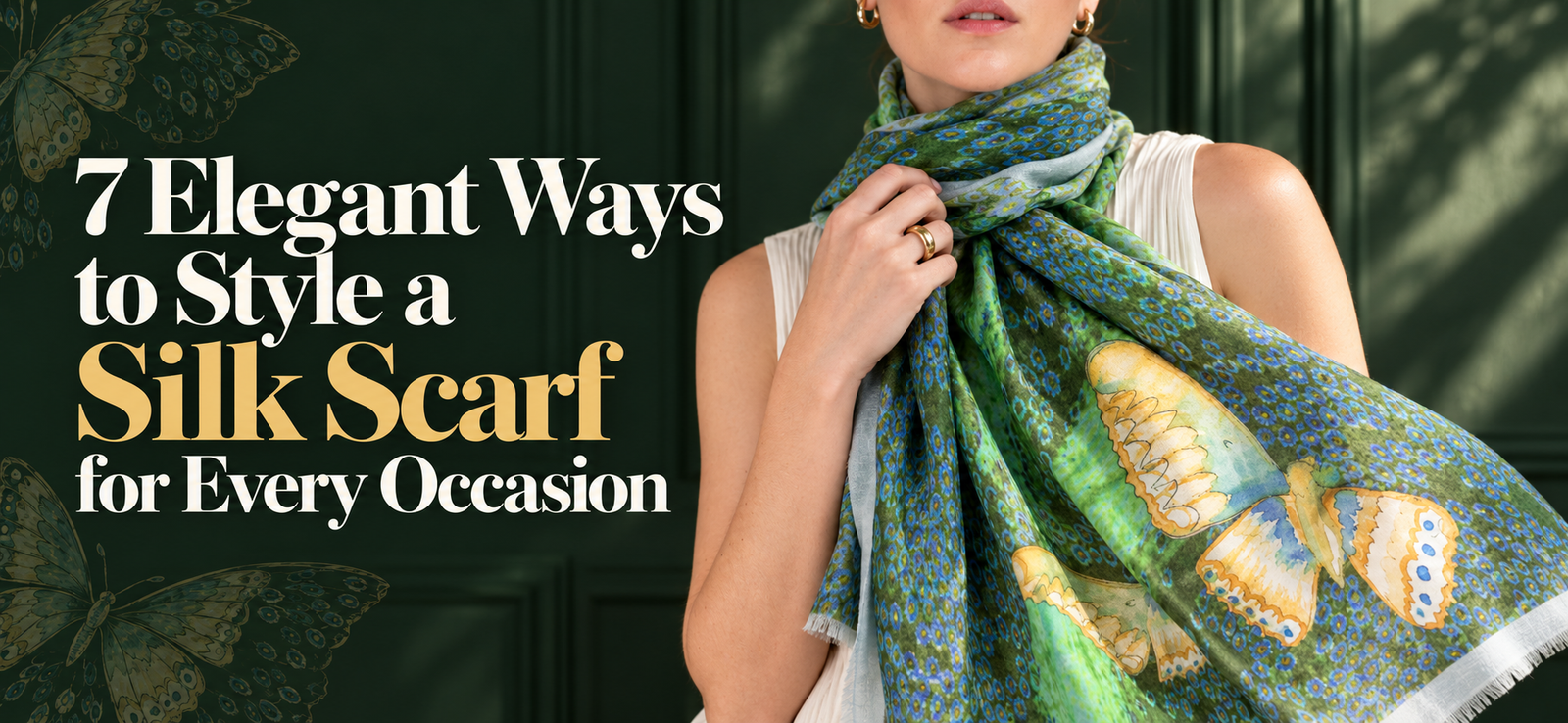 how to style a silk scarf