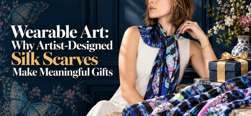 Wearable Art: Why Artist-Designed Silk Scarves Make Meaningful Gifts